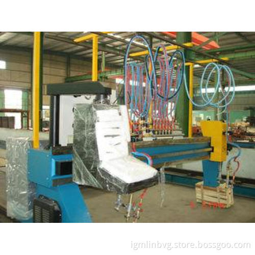 High Precision Auto CNC Multi Head Strip Flame Cutting Mach